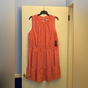 Vince Camuto Abstract Ditsy-print Dress Plus Size 3X